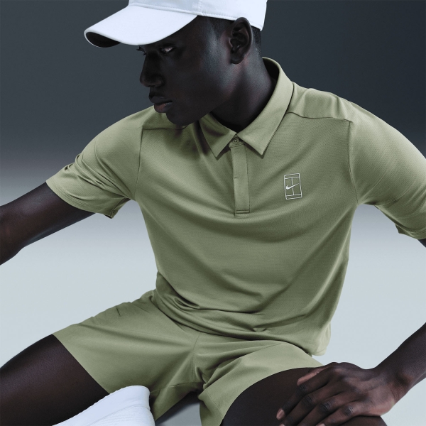 Nike Court Advantage Polo - Oil Green/White