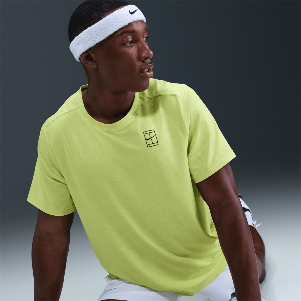 Nike Court Advantage Dri-FIT T-Shirt - Light Lemon Twist