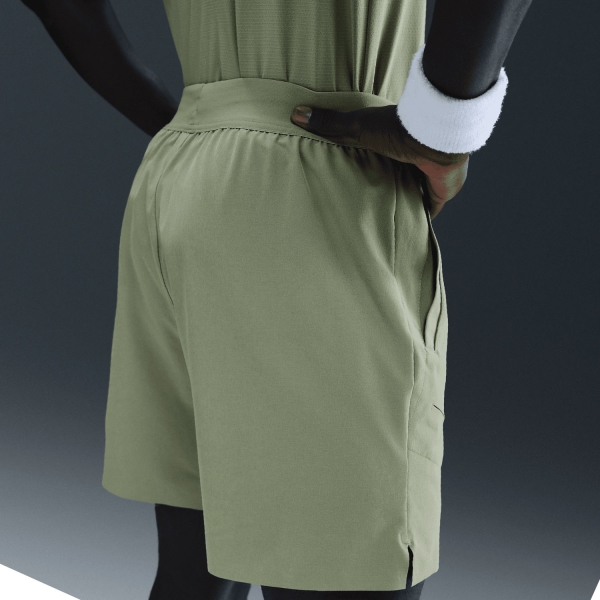 Nike Court Advantage 6in Shorts - Oil Green/White