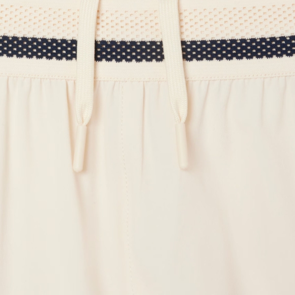 Lacoste X Novak Djokovic 9in Shorts - Blanc/Bleu Marine