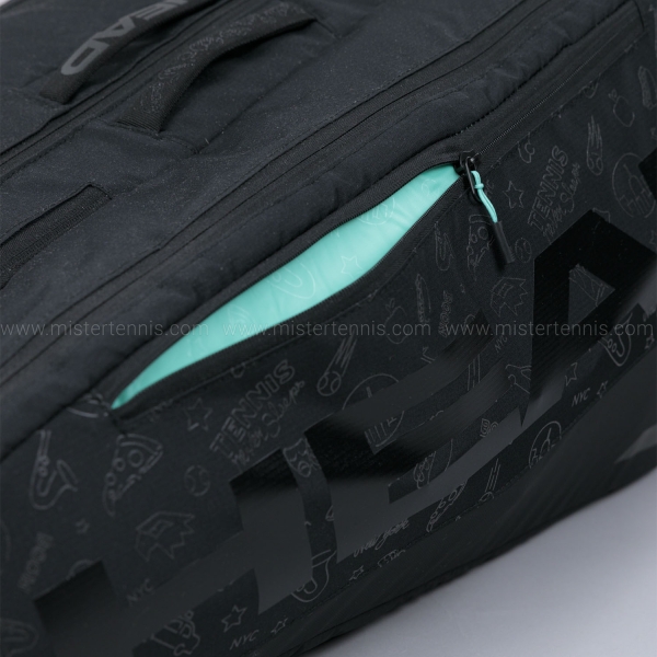 HEAD Tour Neon L Bolsa - Black/Teal