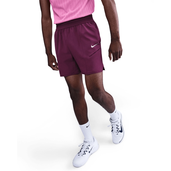 Nike Court Dri-FIT 6in Pantaloncini - Bordeaux