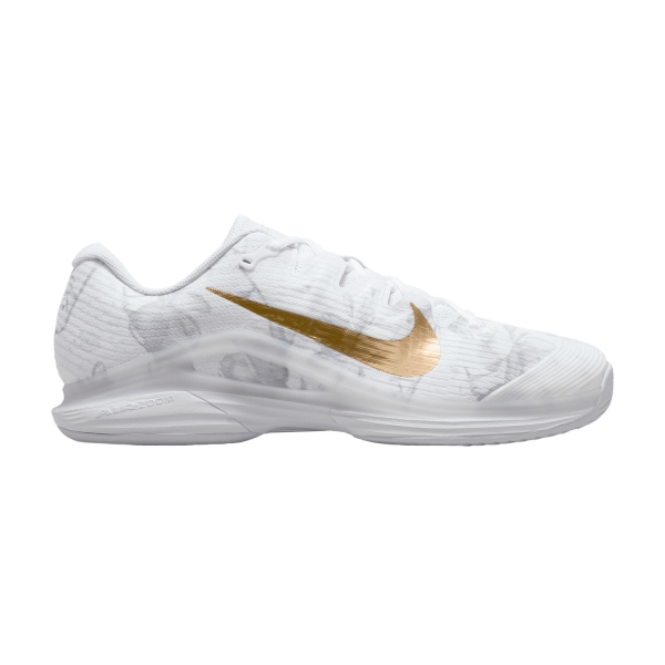 Calzado Tenis Hombre Nike Vapor 12 HC Premium  White/Metallic Gold/Pure Platinum HV1486100