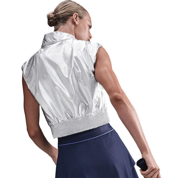 Nike Court Slam Vest - Metallic Silver/Black