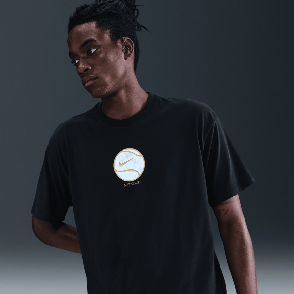 Nike Court Max90 Magnolia T-Shirt - Black