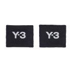 adidas Y-3 Muñequeras Cortas - Black/Orbit Grey