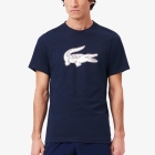 Lacoste Ultra Dry Maglietta - Navy Blue/White