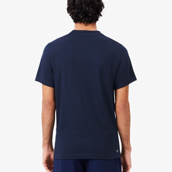 Lacoste Ultra Dry Camiseta - Navy Blue/White