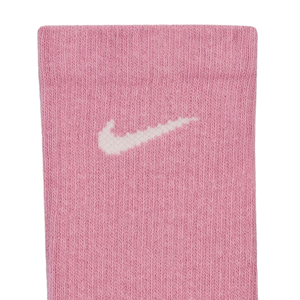 Nike Everyday Plus Cushioned x 3 Socks - Multi Color/Pink