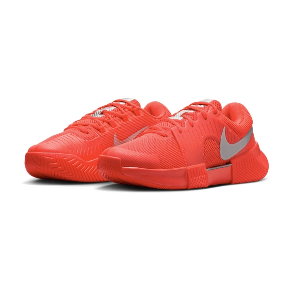 Nike Zoom GP Challenge 1 HC Premium - Bright Crimson/Metallic Silver
