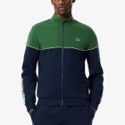 Lacoste Colorblock Logo Sudadera - Bleu Marine/Vert