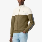 Lacoste Colorblock Logo Sudadera - Vert Kaki/Blanc