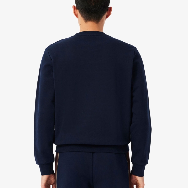 Lacoste Colorblock Sweatshirt - Bleu Marine/Blanc