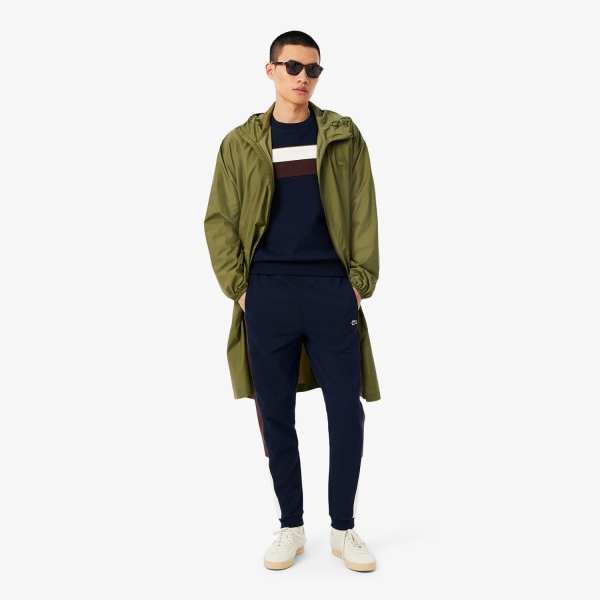 Lacoste Colorblock Sweatshirt - Bleu Marine/Blanc