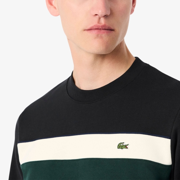 Lacoste Colorblock Sudadera - Black/Lapland