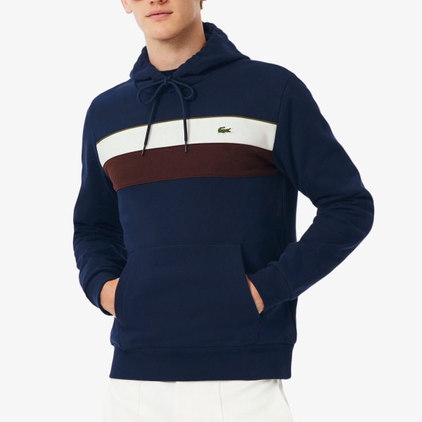 Camisetas y Sudaderas Hombre Lacoste Classic Sudadera  Bleu Marine/Blanc SH81616WZ