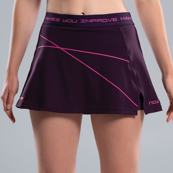 Gonne e Pantaloncini Tennis NOX Pro Logo Gonna  Deep Purple T25FWMFADP
