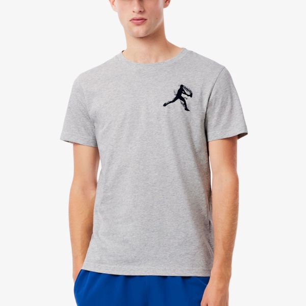 Lacoste X Novak Djokovic Set - Gris Chiné/Bleu Marine