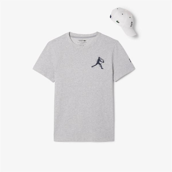 Lacoste X Novak Djokovic Set - Gris Chiné/Bleu Marine