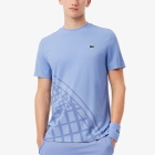 Lacoste Ultra Dry Back Print T-Shirt - Violet