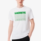 Lacoste Ultra-Dry Printed Maglietta - White