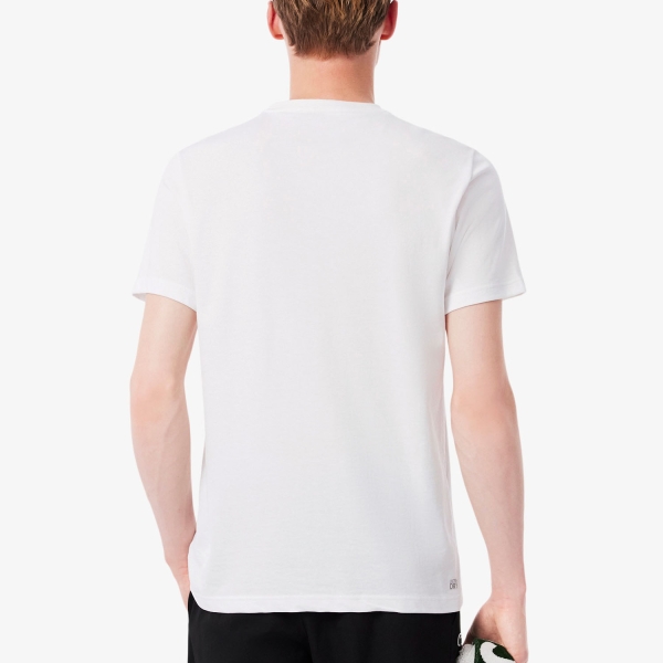 Lacoste Ultra-Dry Printed Maglietta - White