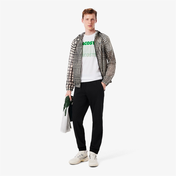 Lacoste Ultra-Dry Printed Maglietta - White