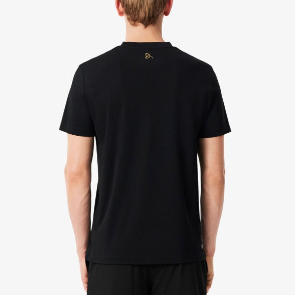 Lacoste X Novak Djokovic Ultra-Dry Maglietta - Noir