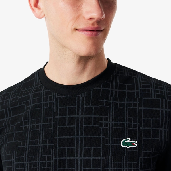 Lacoste X Novak Djokovic Ultra-Dry Maglietta - Noir