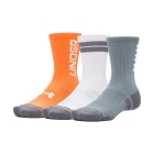 Under Armour Performance Tech Crew x 3 Socks - Jasper Blue/White