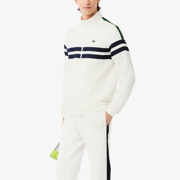 Chándales Tenis Hombre Lacoste Pro Chandal  Blanc/Bleu Marine WH4766YVC