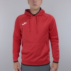 Joma Combi Premium Logo Hoodie - Red/Black