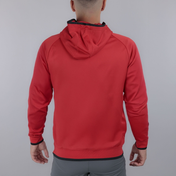 Joma Combi Premium Logo Hoodie - Red/Black