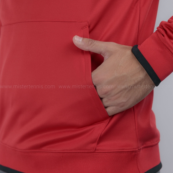 Joma Combi Premium Logo Hoodie - Red/Black