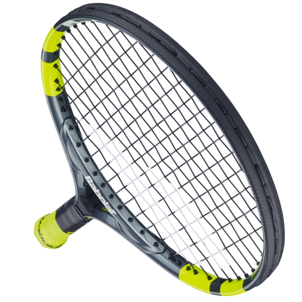 Babolat Carlitos Junior 19 Racket - Grey/Fluo Yellow