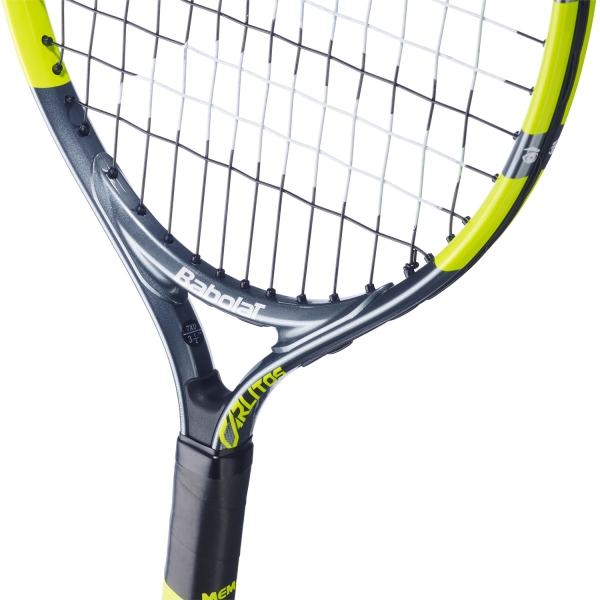 Babolat Carlitos Junior 19 Racket - Grey/Fluo Yellow