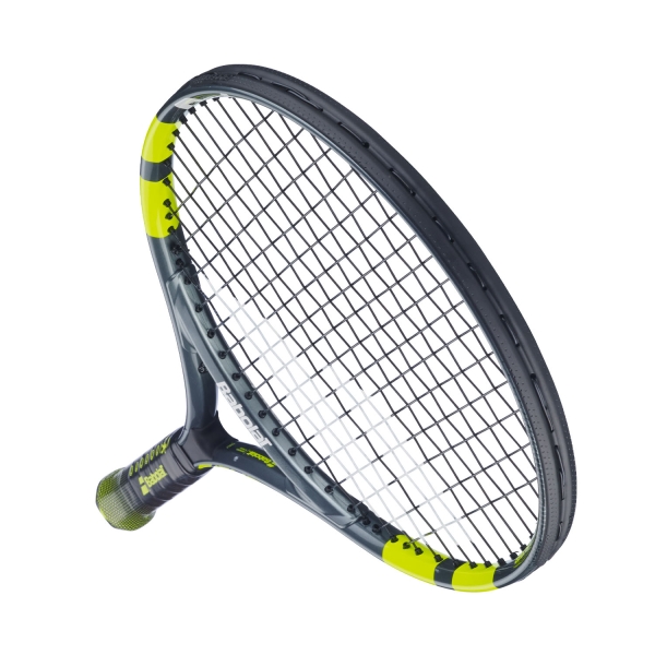 Babolat Carlitos Junior 23 Racket - Grey/Fluo Yellow