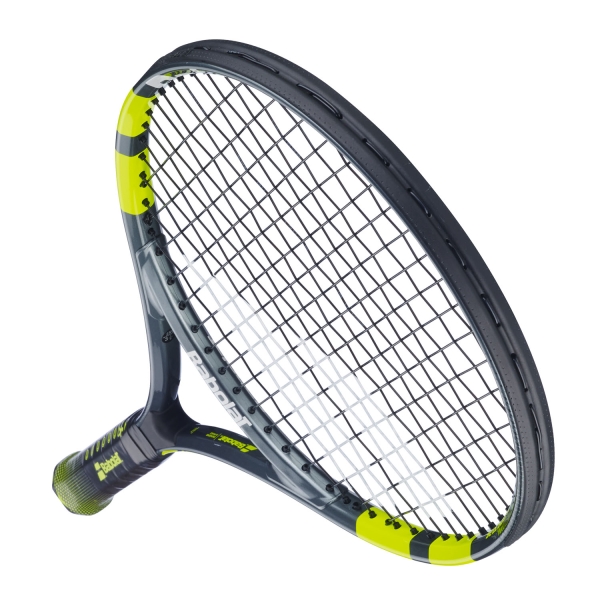 Babolat Carlitos Junior 26 Racket - Grey/Fluo Yellow
