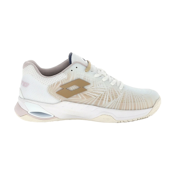 Scarpe Tennis Donna Lotto Mirage 100 II Clay  All White/Warm Taupe 218994DM4
