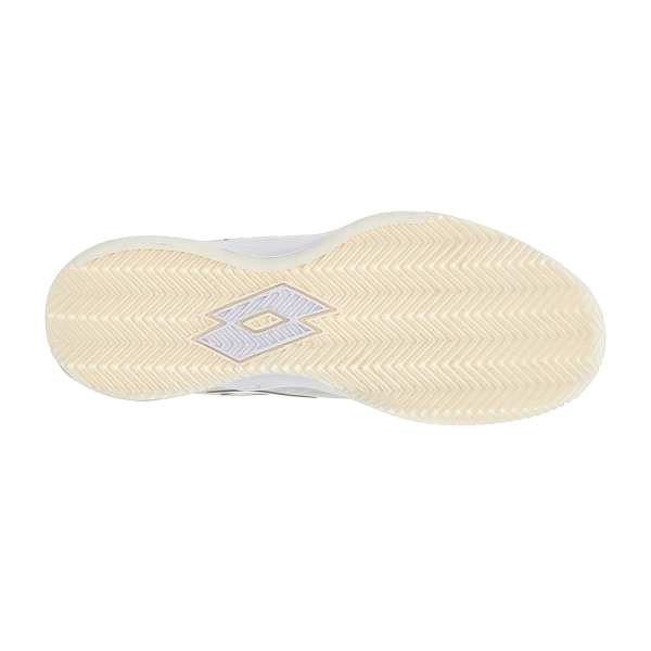 Lotto Mirage 100 II Clay - All White/Warm Taupe