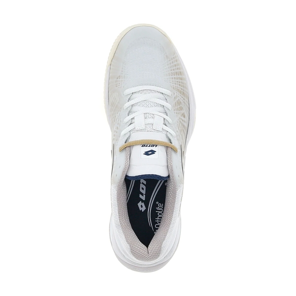 Lotto Mirage 100 II Clay - All White/Warm Taupe