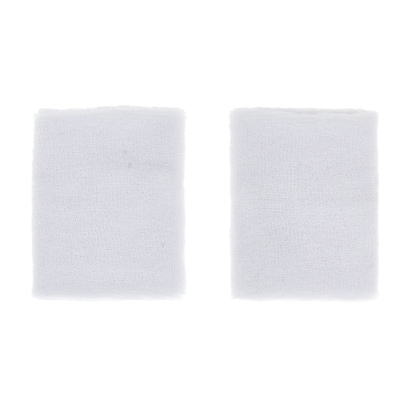 Lotto Court 3.5in Muñequeras Cortas - Bright White/Navy Blue