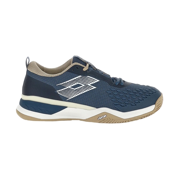 Calzado Tenis Hombre Lotto Raptor Hyperpulse 100 III Clay  Indigo Blue/All White/Irish Beige 222168DM2
