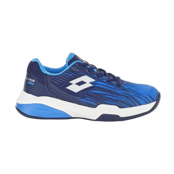 Junior Tennis Shoes Lotto Mirage 200 II All Round Junior  Navy Blue/All White/Dodgers Blue 222857D0U