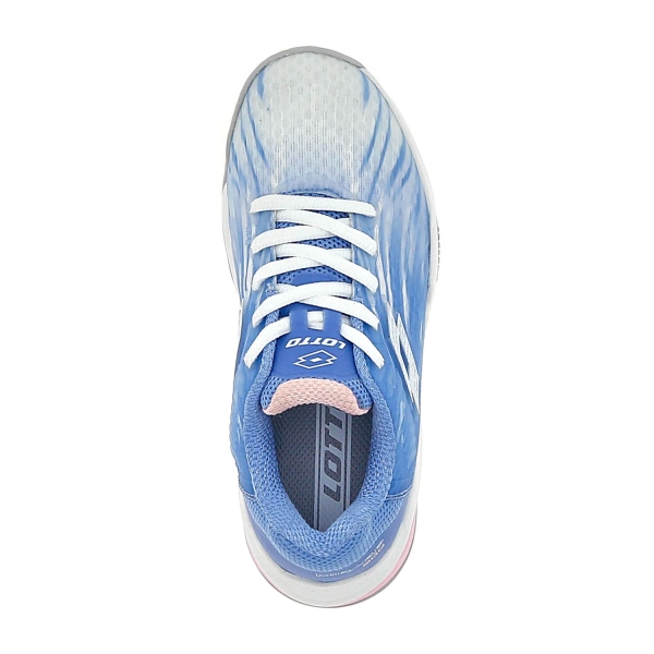 Lotto Mirage 200 II All Round Junior - Serenity Blue/All White/Perfume Rose