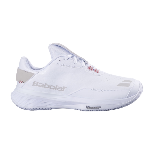 Women`s Tennis Shoes Babolat SFX Evo All Court Wimbledon White/Grey 31S26939C1072