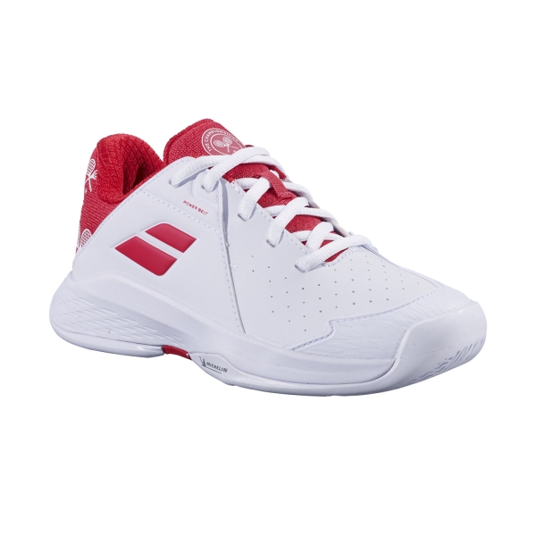 Babolat Propulse 3 All Court Wimbledon Junior - White/Red