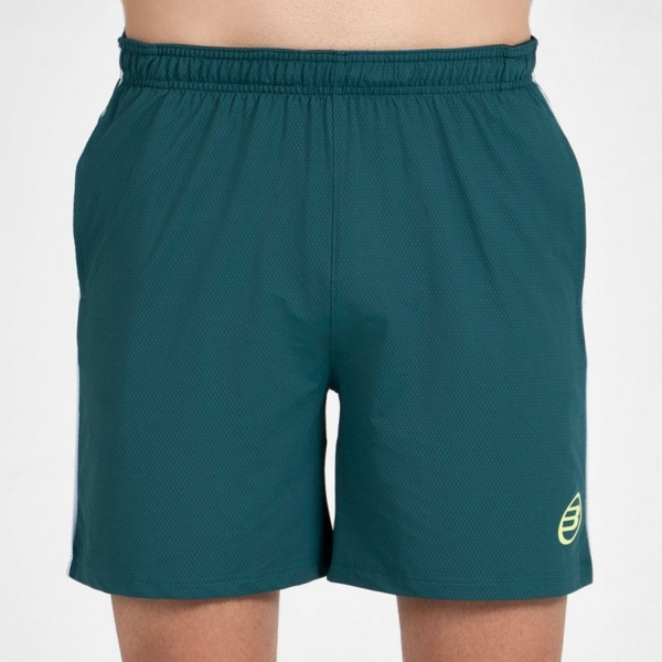 Pantaloncini Tennis Uomo Bullpadel Lousam 6in Pantaloncini  Verde Oscuro 490427053