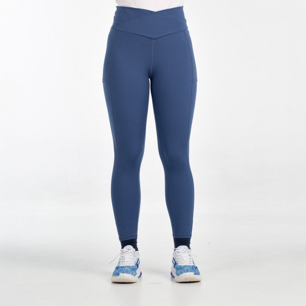 Pantalones y Tights de Tenis Mujer Bullpadel Cujan Tights  Azul Sombra 491101414