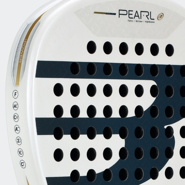 Bullpadel Pearl 2026 Padel - White/Blue/Gold